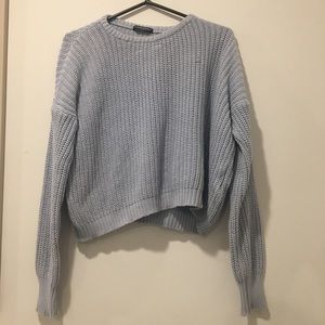 Brandy Melville Baby Blue Bronx Sweater